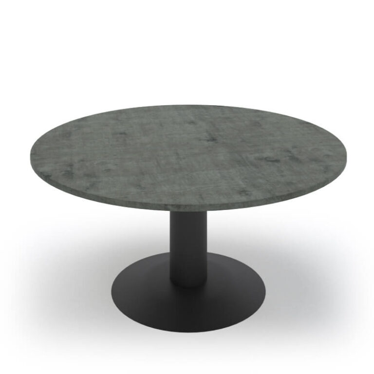 שולחן ישיבות דגם פיצה שחור